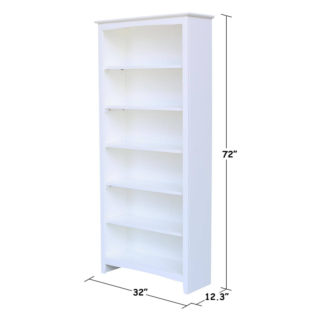 Washed Gray Taupe Bookcase L555