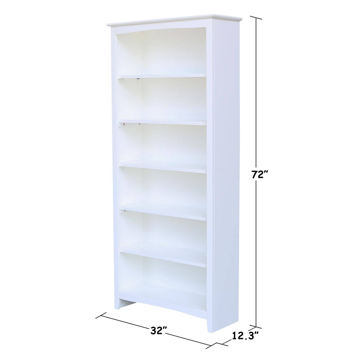 Washed Gray Taupe Bookcase L555