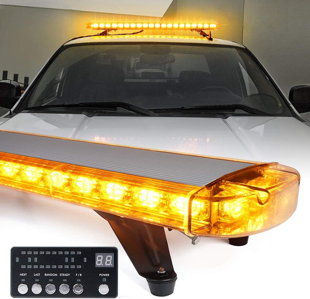 48 Inch LED Amber Rooftop Strobe Lights Bar R438864