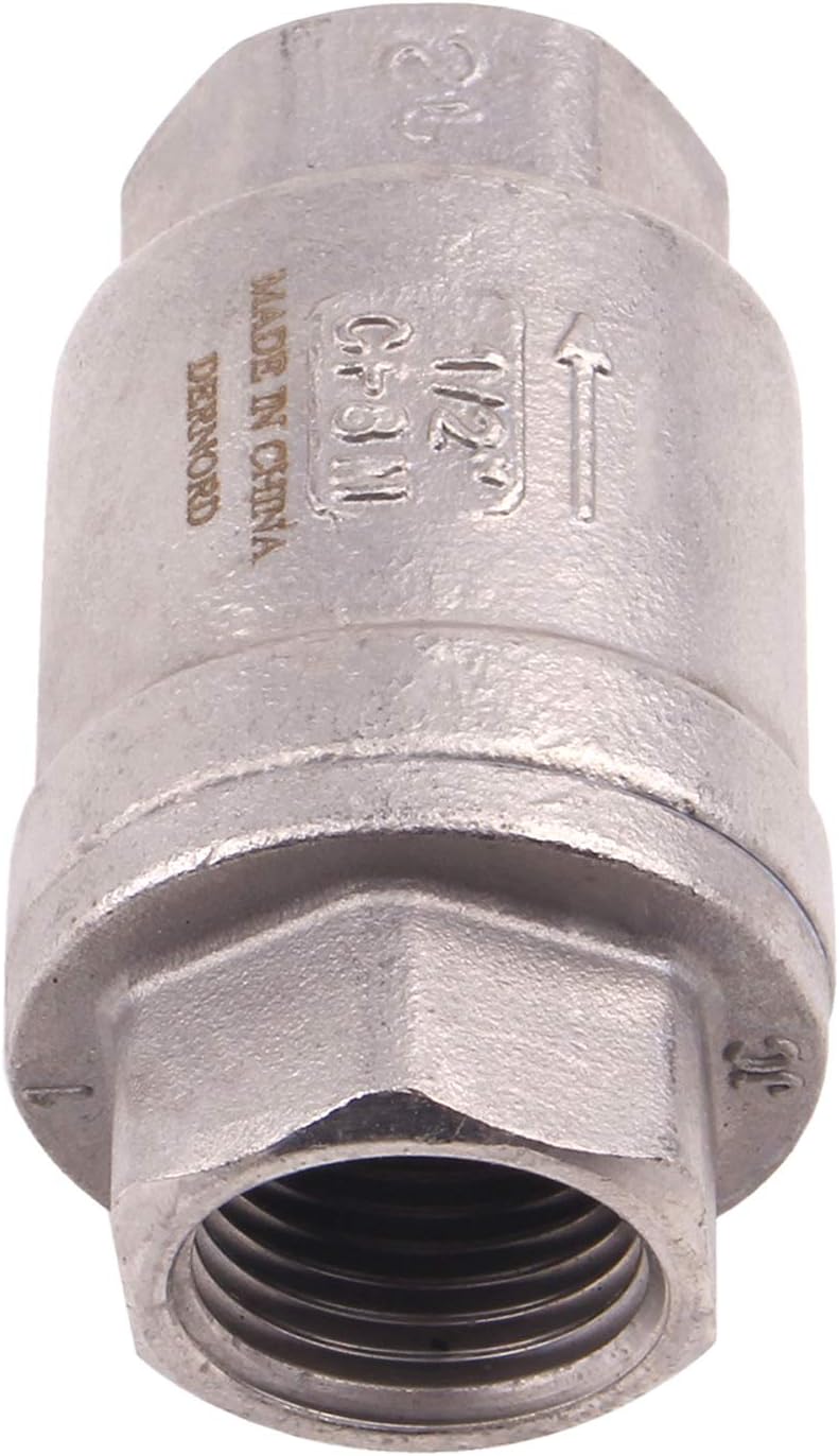 1/2 Inch Vertical Spring Loaded Check Valve H237