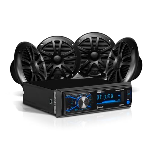 Bluetooth Car Stereo Receiver with USB Port and Detachable Front Panel K624748