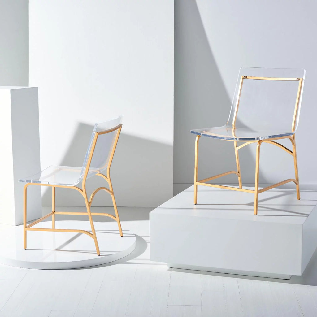 Acrylic Dining Chair Set of 2 P436