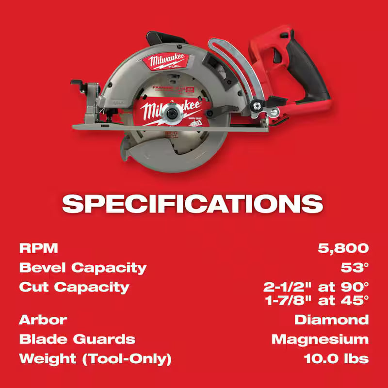 18V Cordless 7-1/4 in. Circular Saw and SDS Plus Rotary Hammer E6503