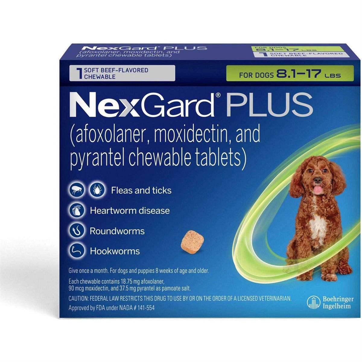 Chewables for Dogs 8.1-17 lbs E868338