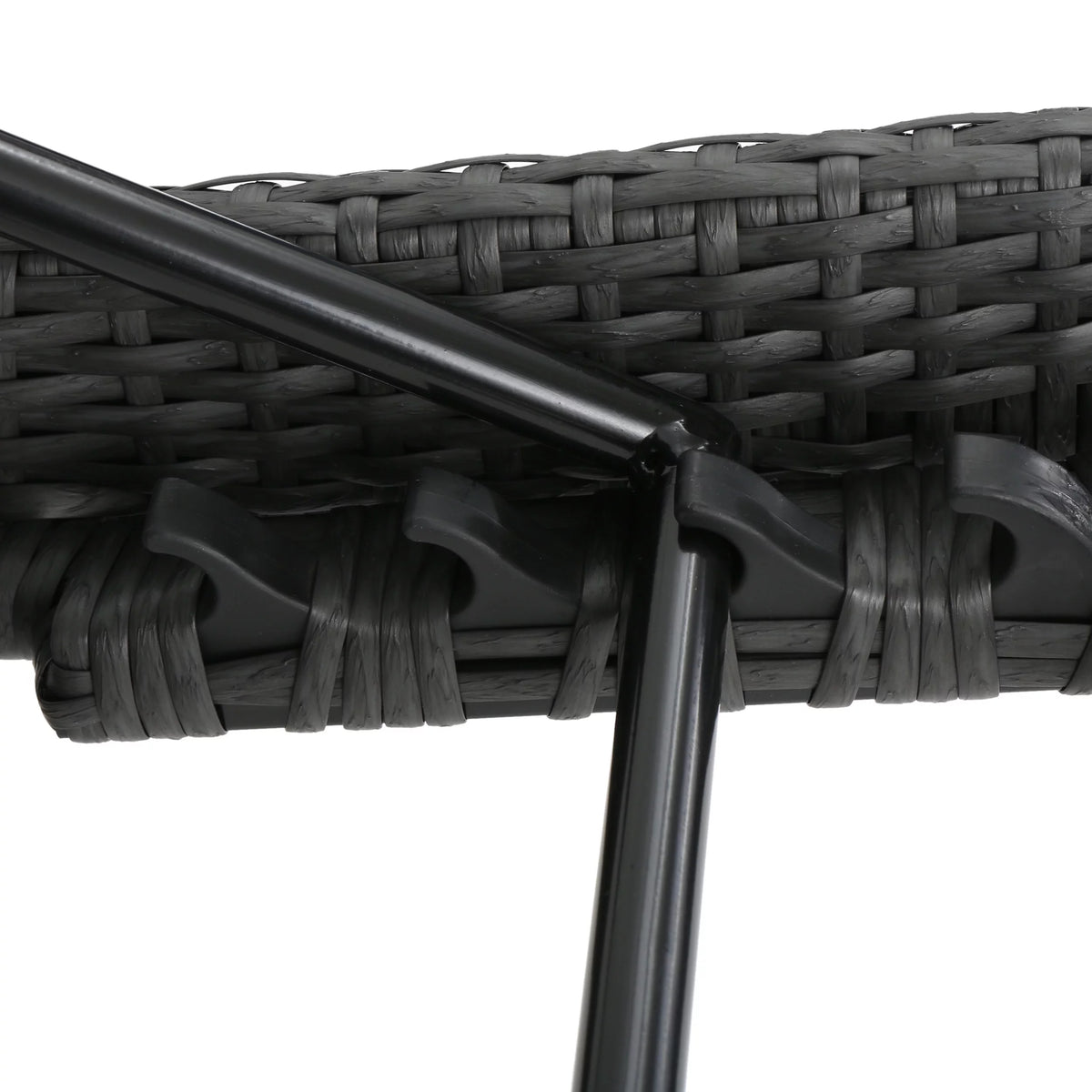 Grey Wicker Adjustable Chaise Lounge Set of 2 Y904