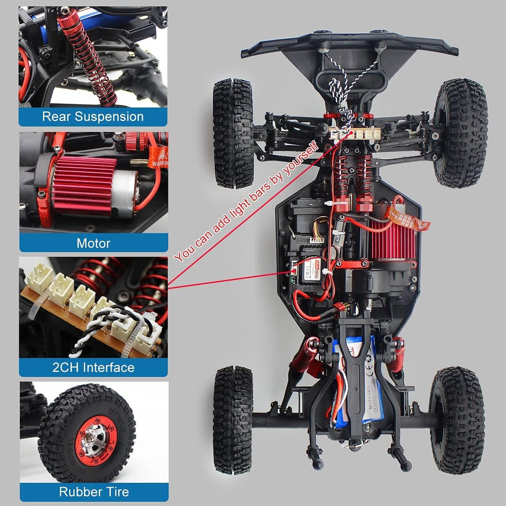 1/12 Scale 4WD Off Road Monster Truck RC Rock Crawler Z8715