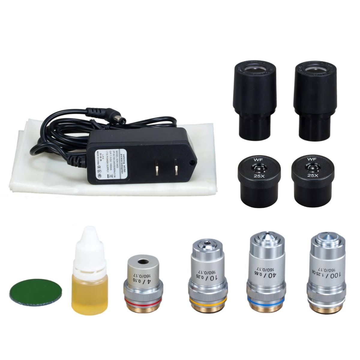 40X-2500X LED Trinocular Compound Microscope N20708