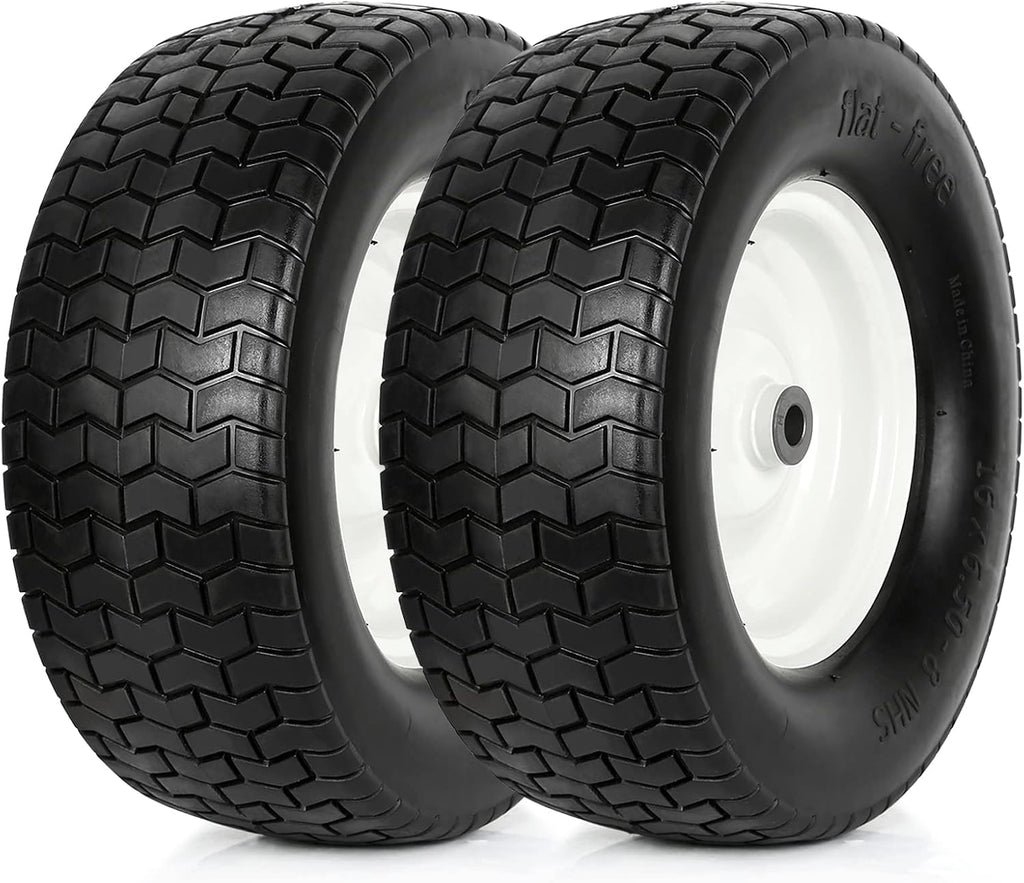 16x6.50-8 Lawn Tires with Rim, Set of 2 P5064