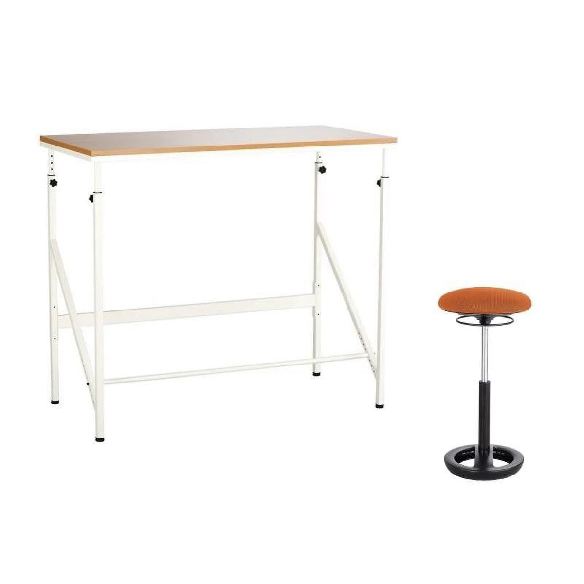 48" Standing Desk with Drafting Chair F5170