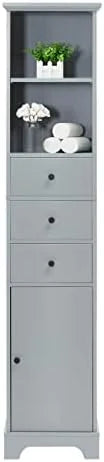 White 3 Drawer Bathroom Cabinet H9131