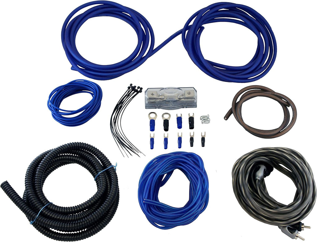 8 Thin Square Sub Box with Amplifier & Amp Kit U497222