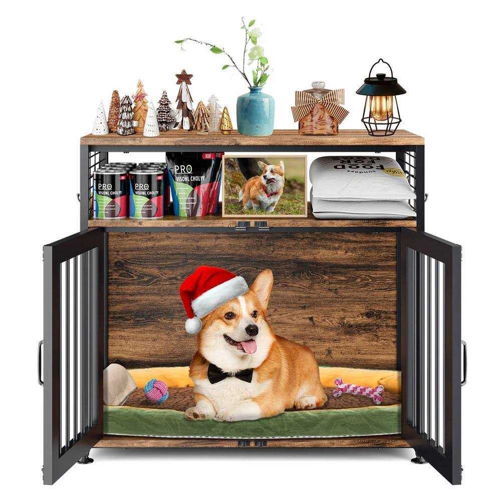 41 in. Heavy Duty Dog Crate Furniture P981