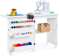 Folding Sewing Table White Y3871