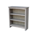 Washed Gray Taupe Bookcase L555