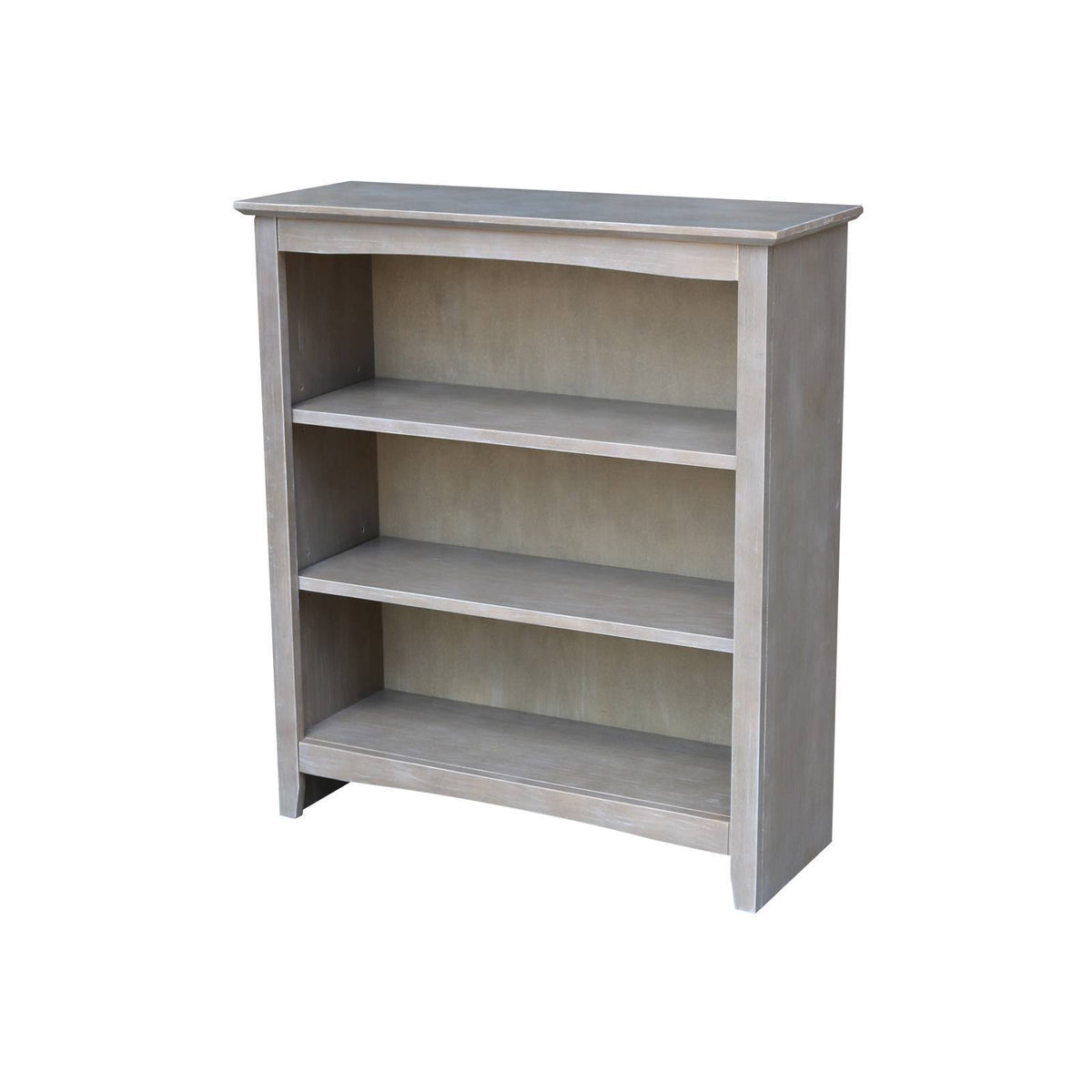 Washed Gray Taupe Bookcase L555