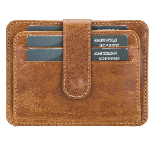 Genuine Leather Slim Card Holder Wallet E431