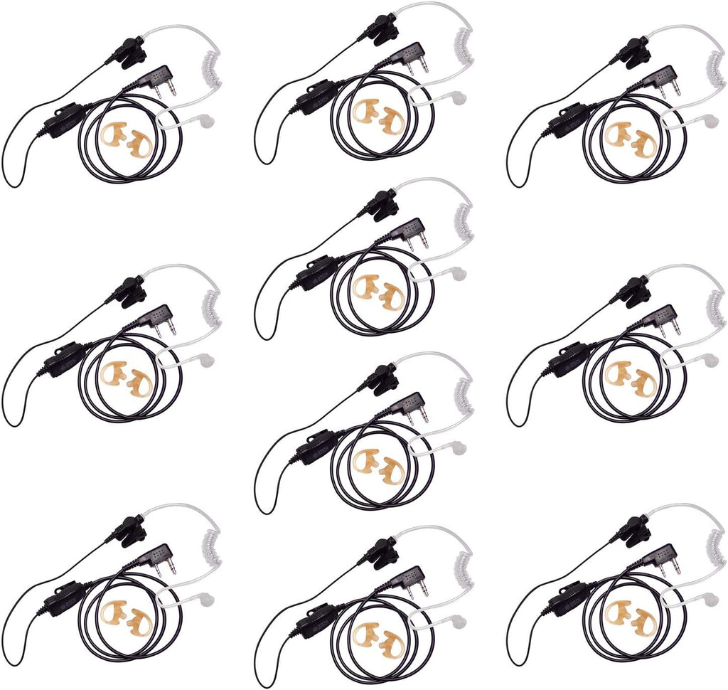 Noise Cancelling Earpiece with Microphone 10 Pack L518