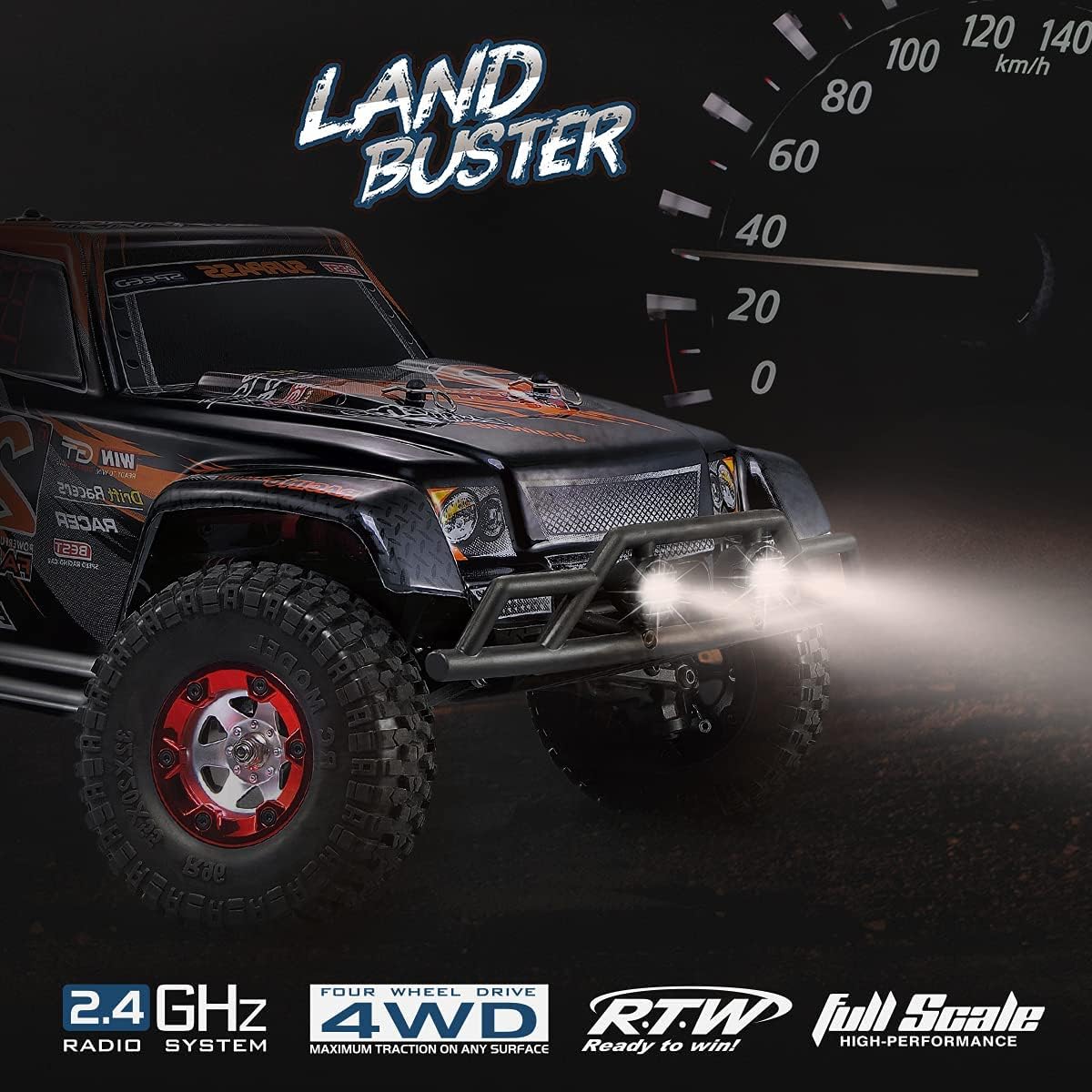 1/12 Scale 4WD Off Road Monster Truck RC Rock Crawler Z8715