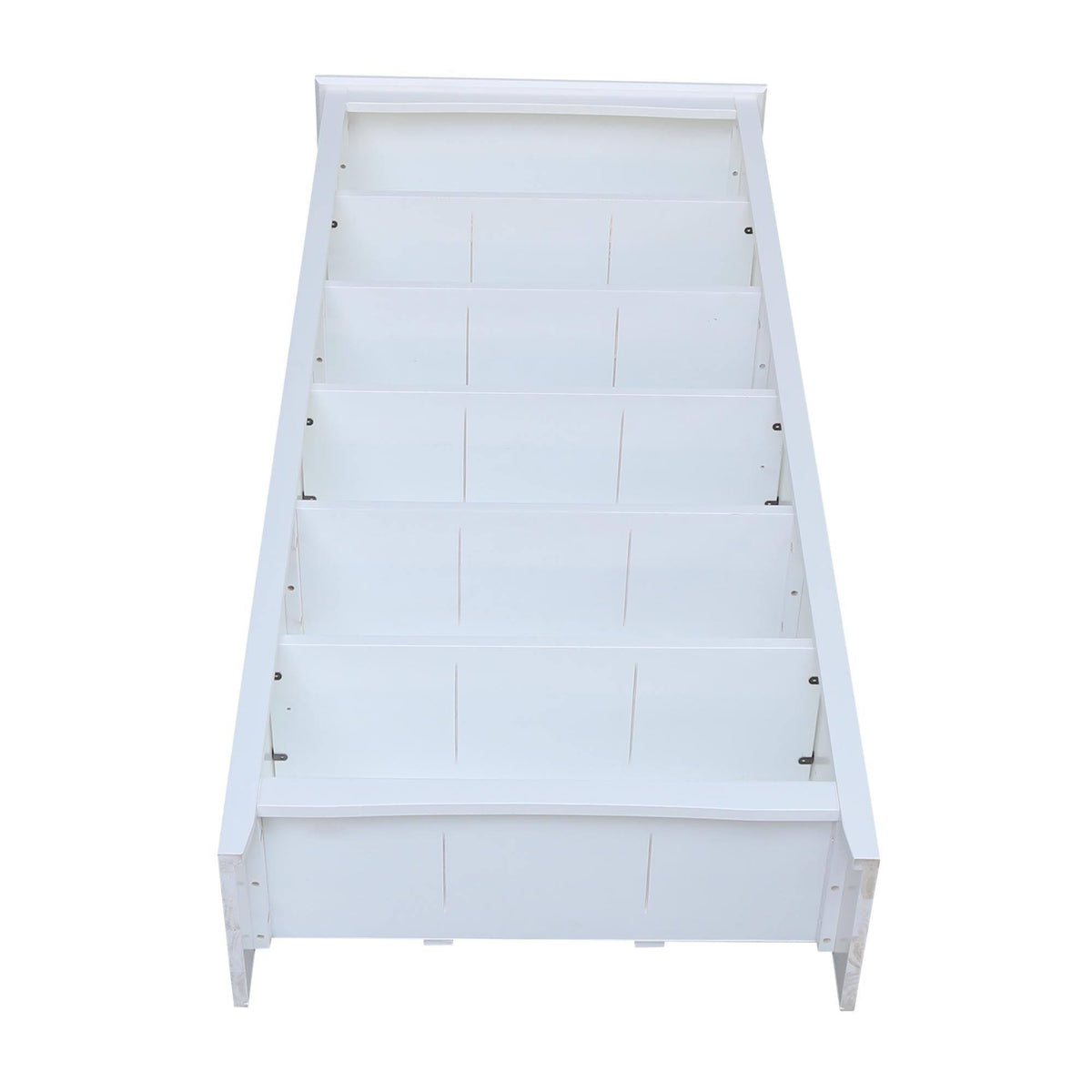 Washed Gray Taupe Bookcase L555