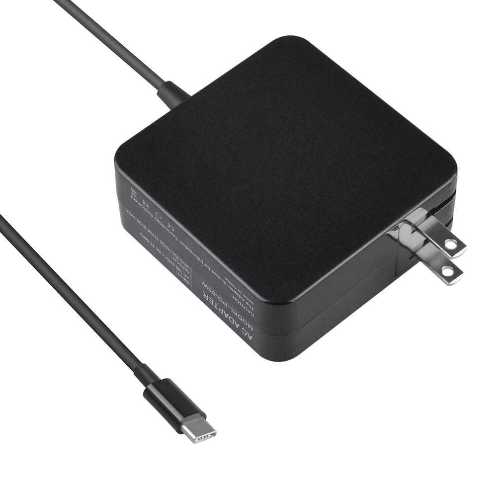 65W USB-C AC/DC Adapter Charger Y5284