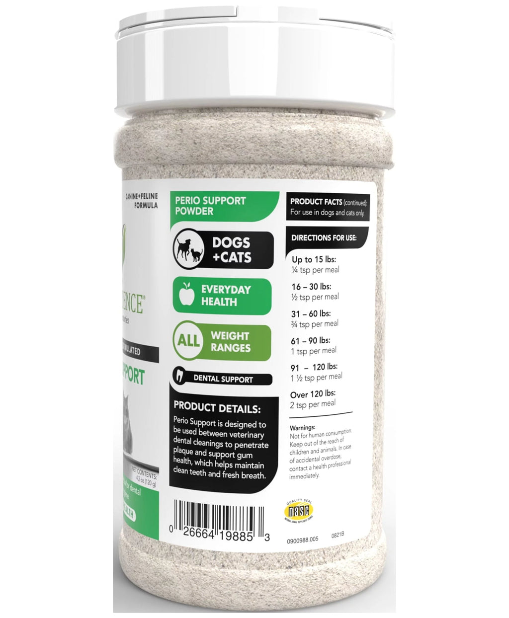 Dental Care Powder for Cats and Dogs 4.2 oz P341629