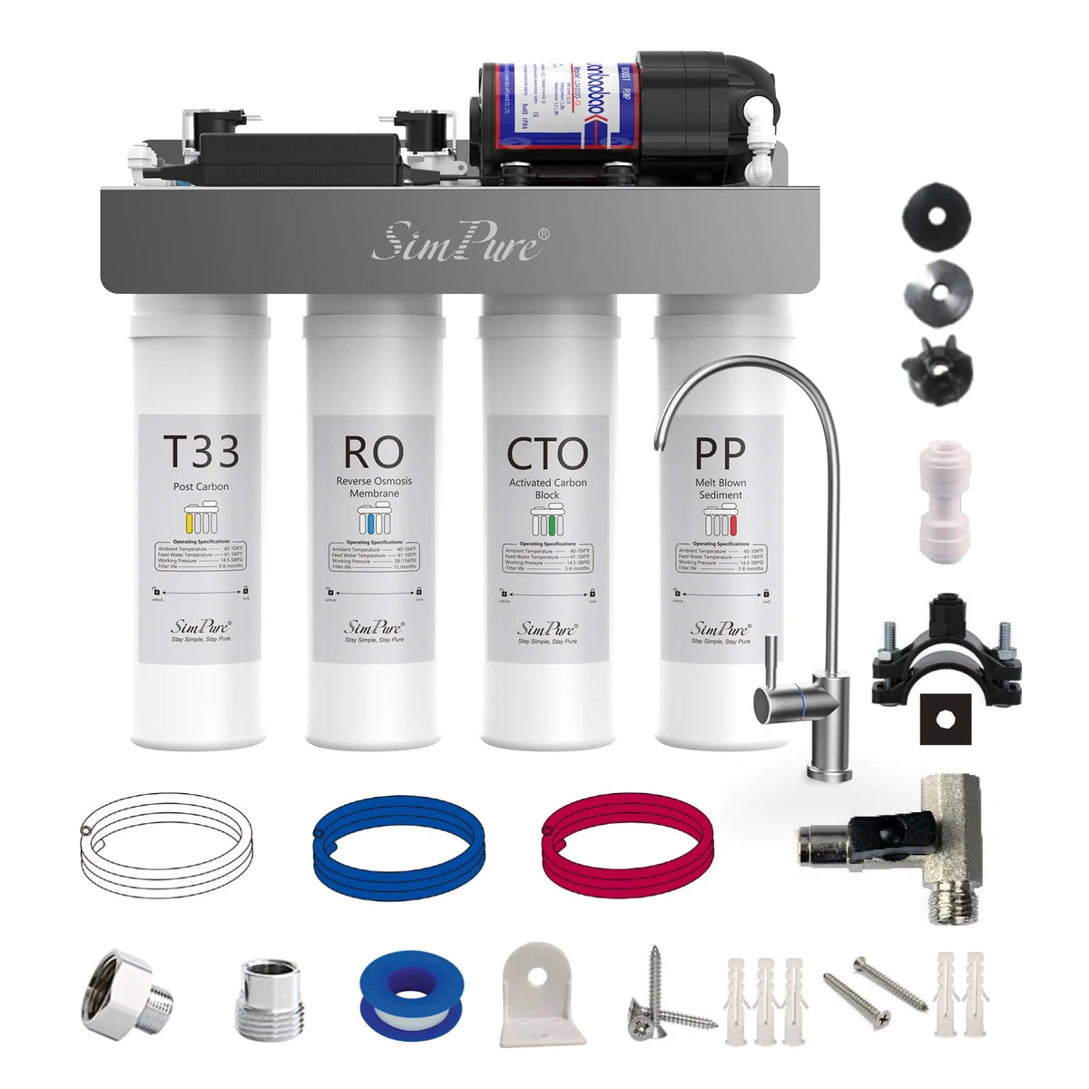 Tankless RO Reverse Osmosis Water Filtration System I75716