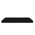 Black Full Size Quilted Microfiber Futon Mattress V7796