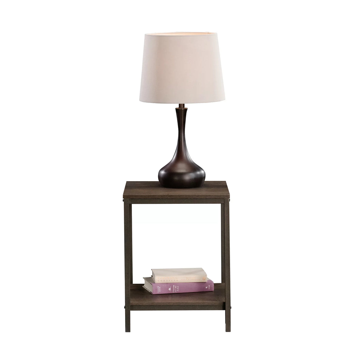 Smoked Oak Finish Side Table K960526