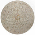 Ivory Natural 5'0 x 5'0 Round Rug I4501