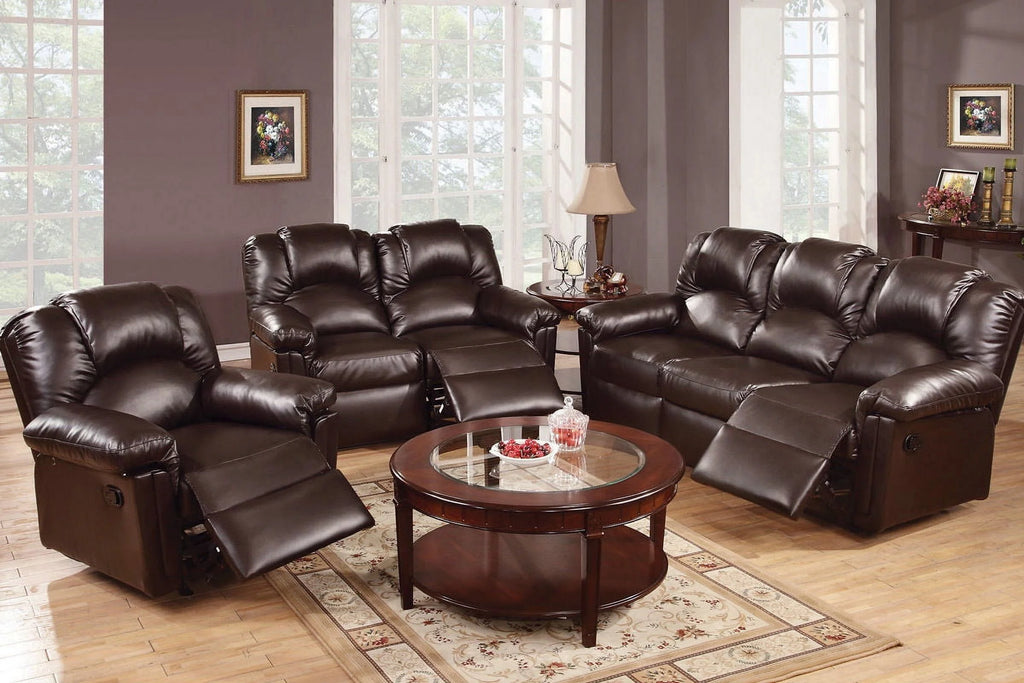 Brown Bonded Leather Recliner Chair R988539