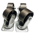 5 Large H.D. Steel Wheel Casters, 2 Swivel and 2 Fixed T69542