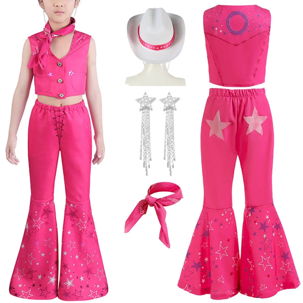 Pink Flare Pant Costume E58822