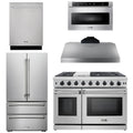48 In. Gas Range, Range Hood, Dishwasher, Refrigerator, Microwave Drawer I55467