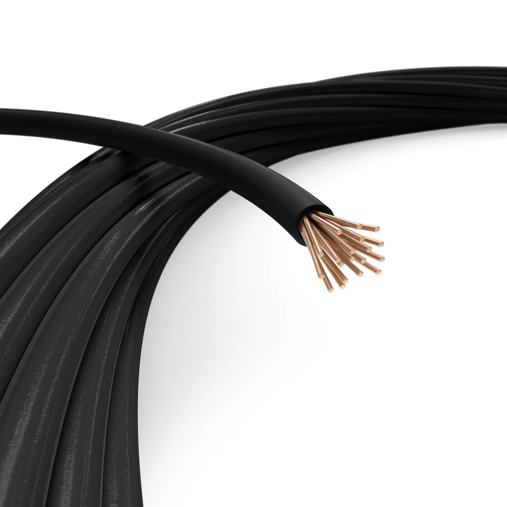 200 Feet 14 AWG Insulated Stranded Copper THHN THWN Wire Black Y752