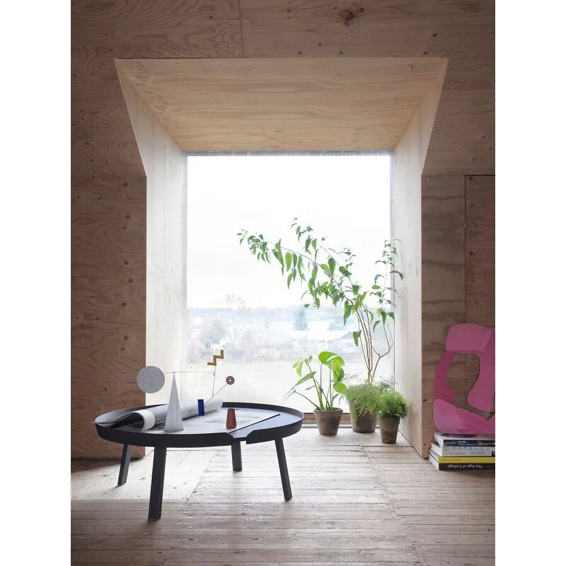 Black Wooden Coffee Table W693