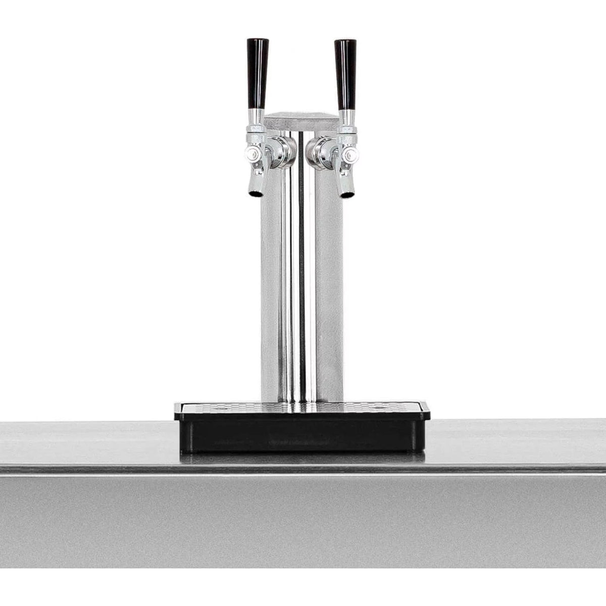 25-Inch 6.6 Cu. Ft. Outdoor Dual Tap Beer Dispenser/Kegerator T595