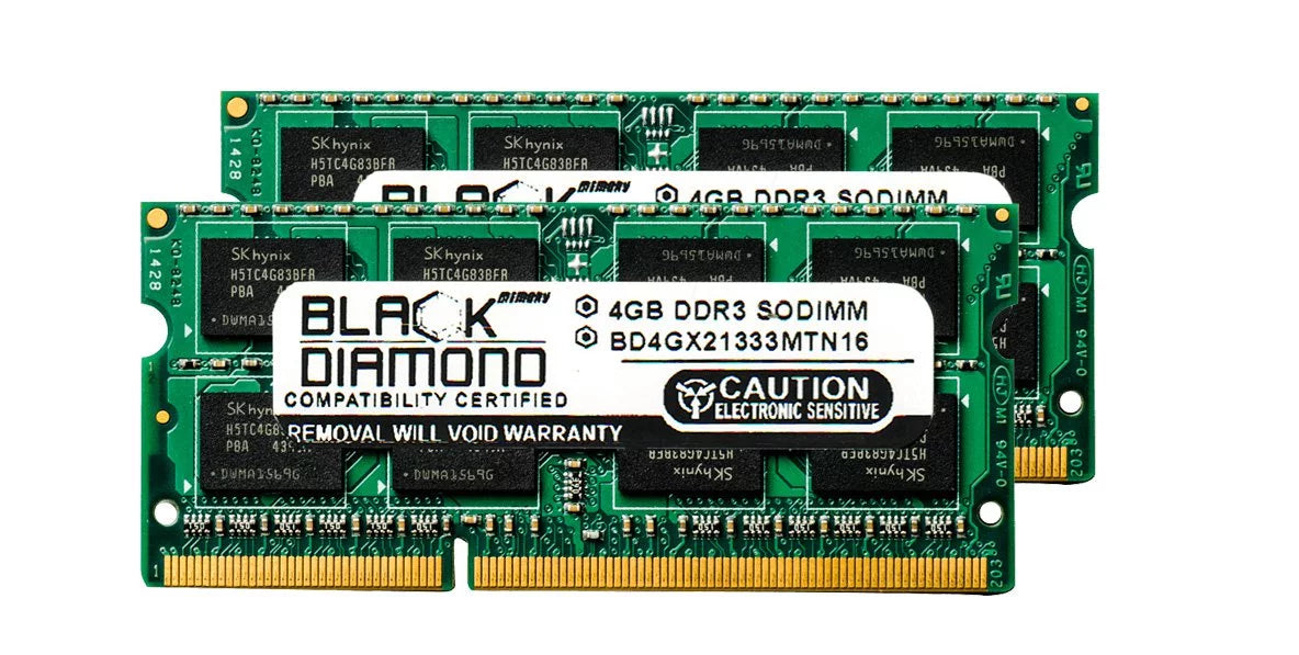 8GB DDR3 SO-DIMM 204pin PC3-10600 1333MHz RAM Memory K551784