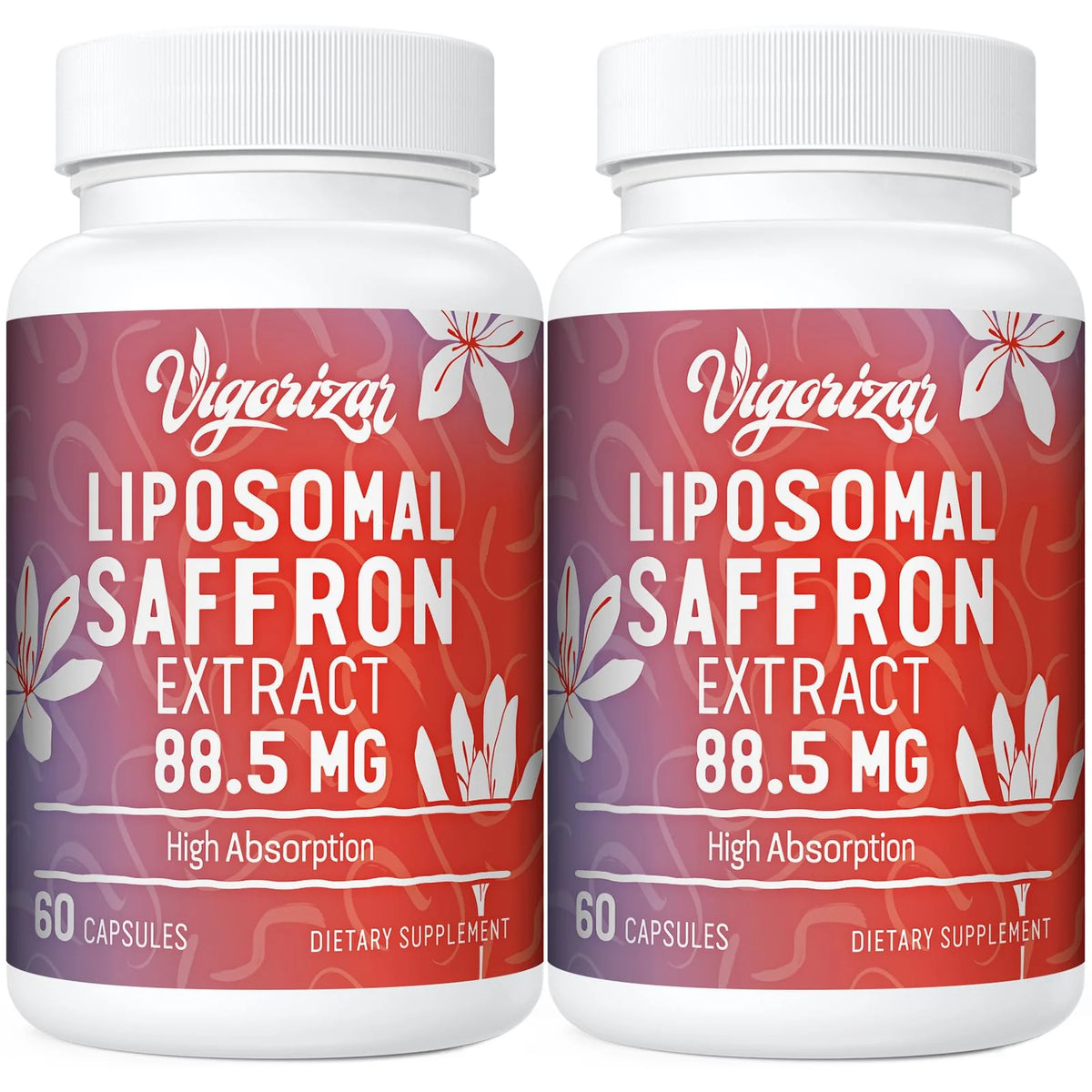 Pure Saffron Extract 88.5 mg 120 Veggie Capsules J268