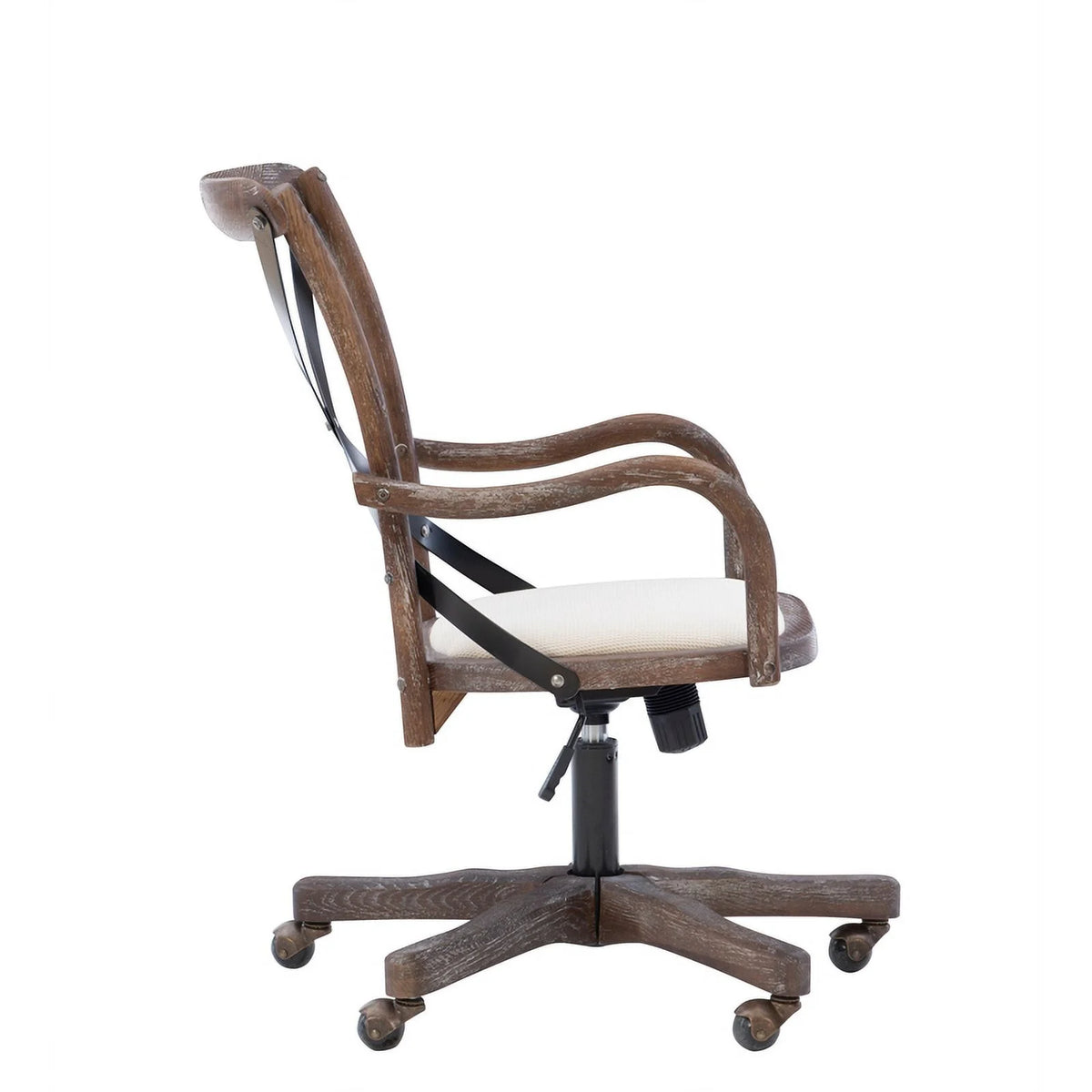 Brown Wood Office Chair U48026