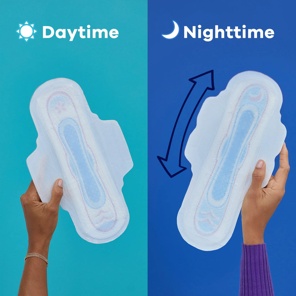 Ultra Thin Overnight Pads with Wings, Size 4, 50 CT P129279
