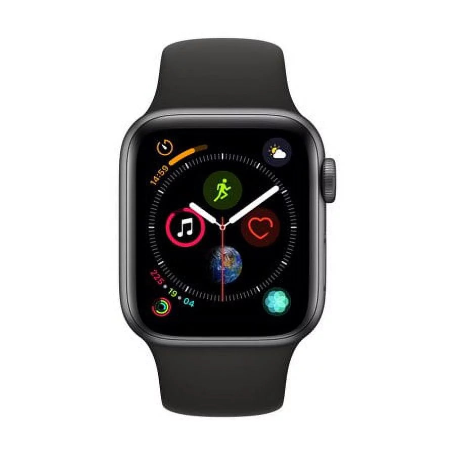Used Watch Series 4 44mm Space Gray Aluminum Case Black Sport Band GPS + Cellular S515