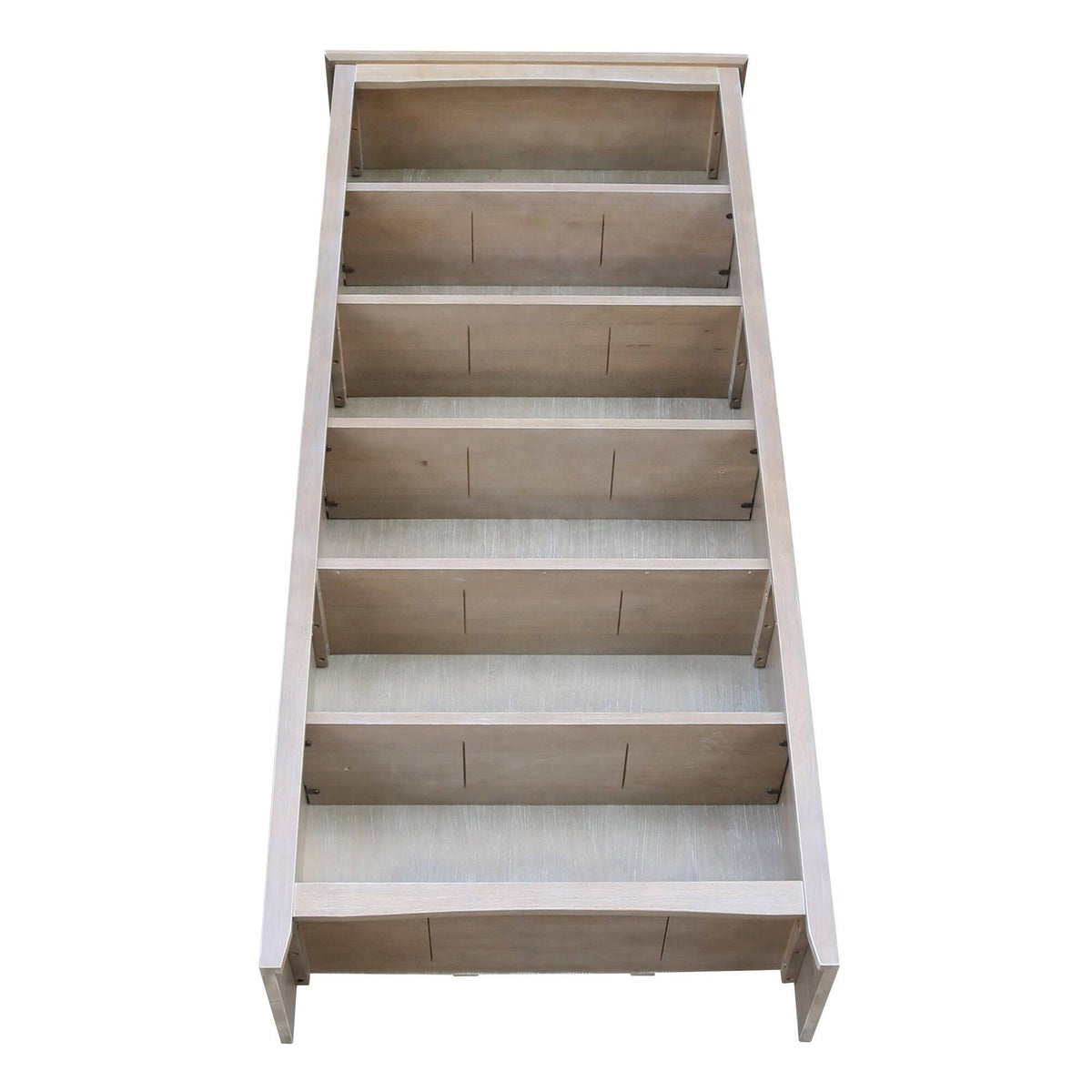 Washed Gray Taupe Bookcase L555