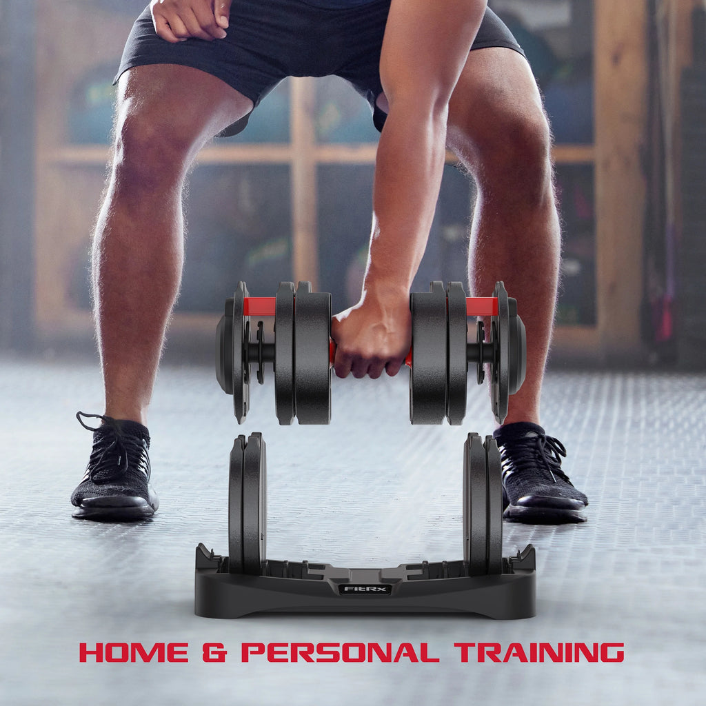 Adjustable Dumbbell 10-90 lbs Black X61625
