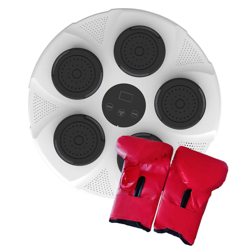 Music Boxing Machine Wall Target RGB Light Boxing Trainer White Q507
