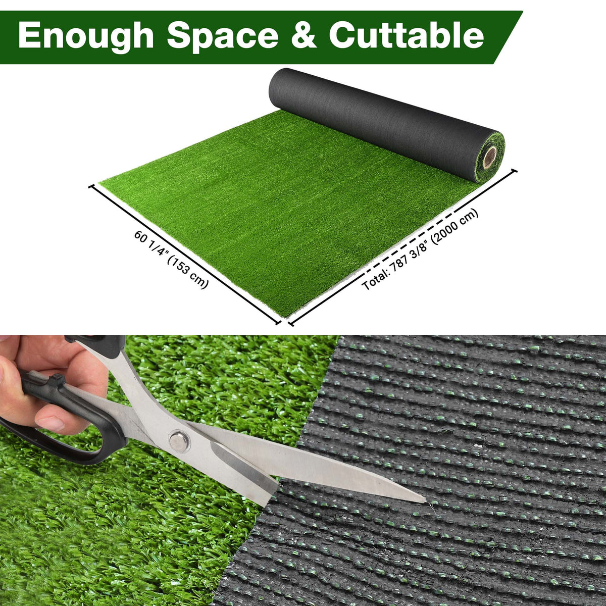 65x5 Ft Artificial Grass Mat U54779