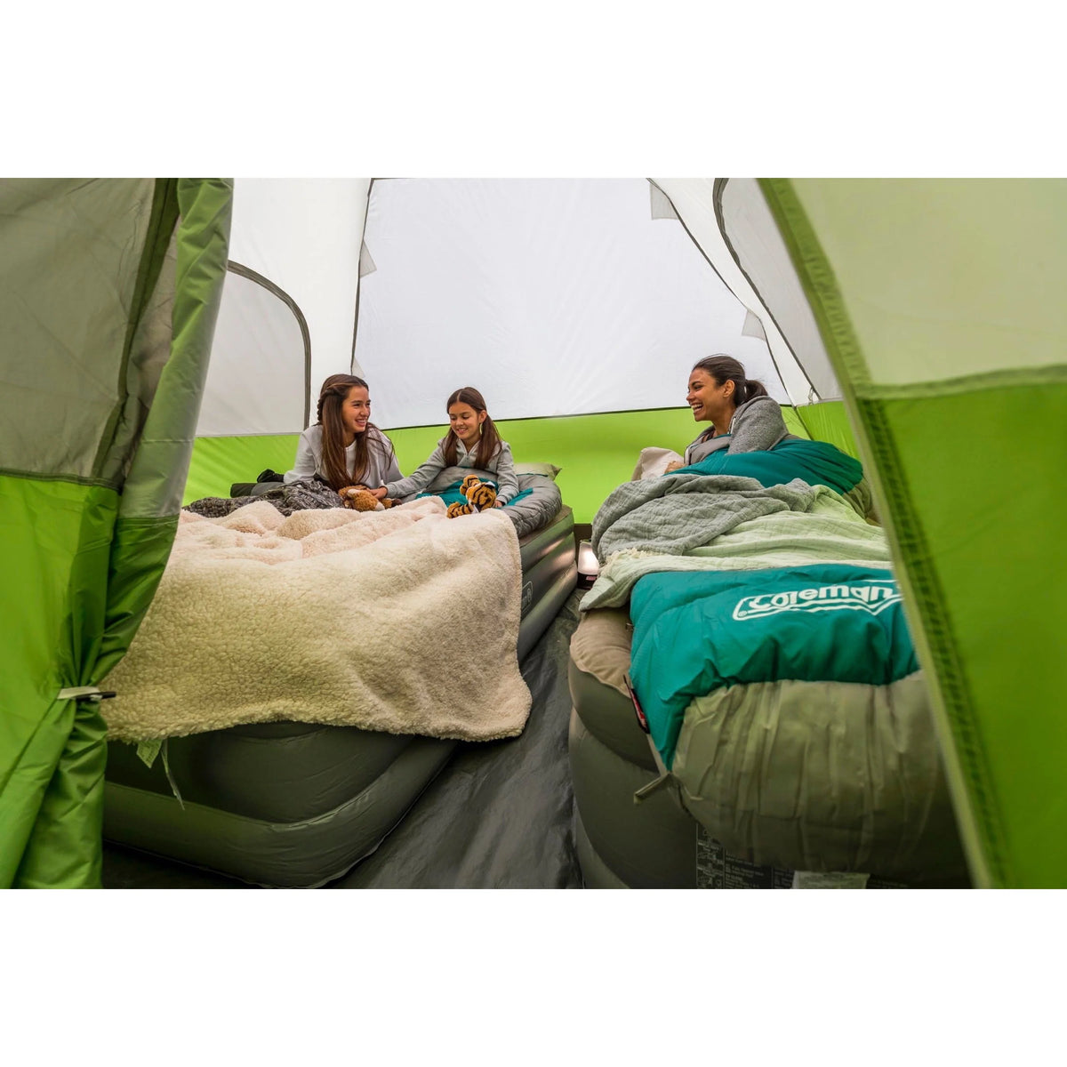 6-Person Dome Tent with Screen Room, Green E43053