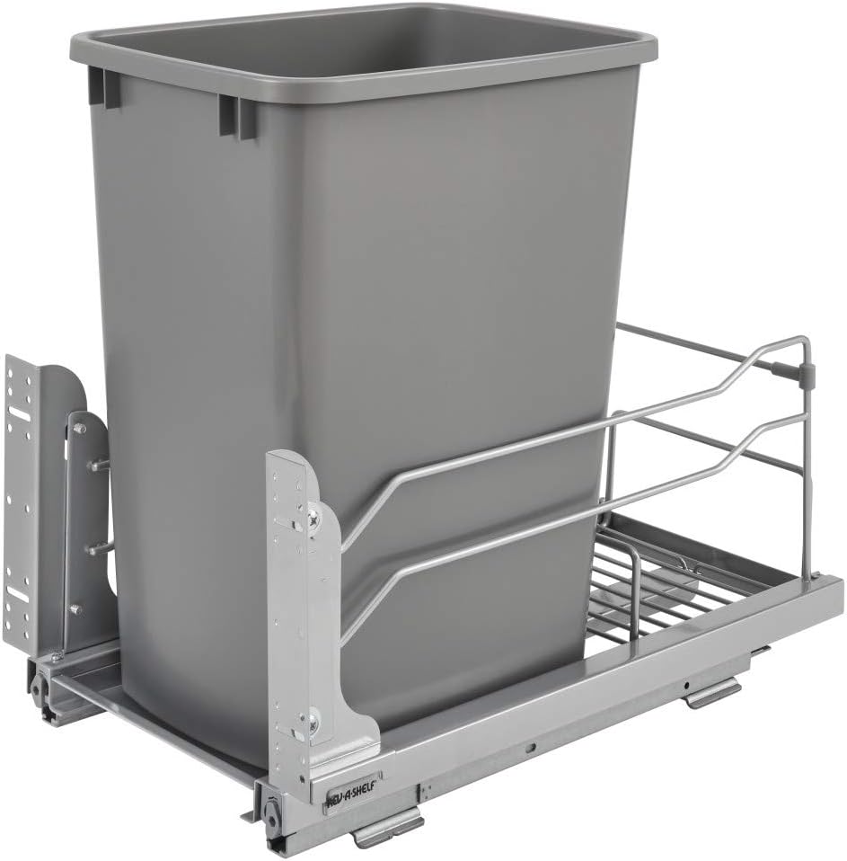 35-Quart Pull Out Kitchen Trash Can with Soft-Close Slides P703108
