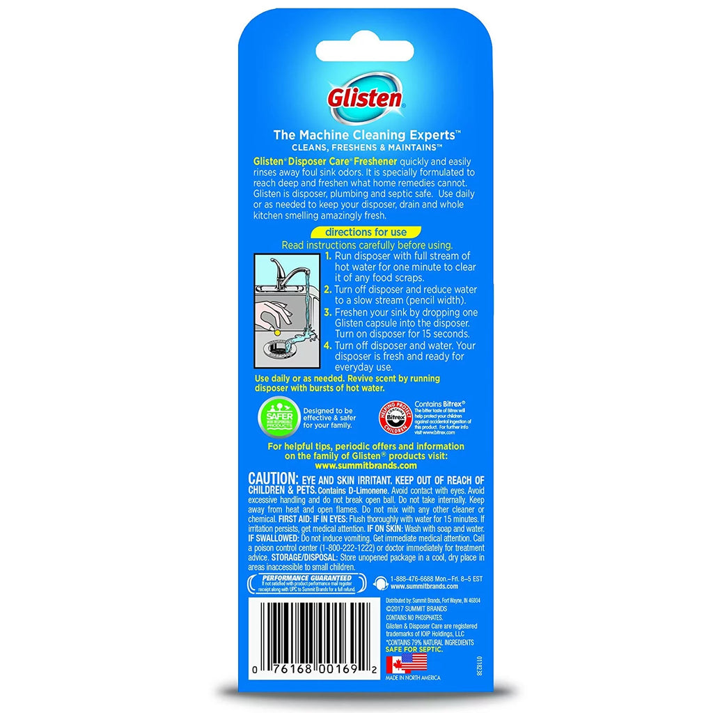 Dishwasher Detergent Booster and Garbage Disposal Freshener Q717