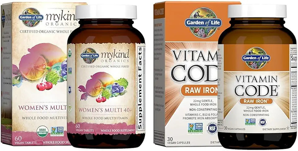 60 Tablets Vegan Vitamins & 30ct Capsules D409607