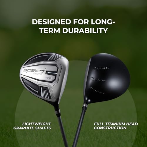 Titanium Driver Golf Club, Right-Handed, Graphite Shaft U55279